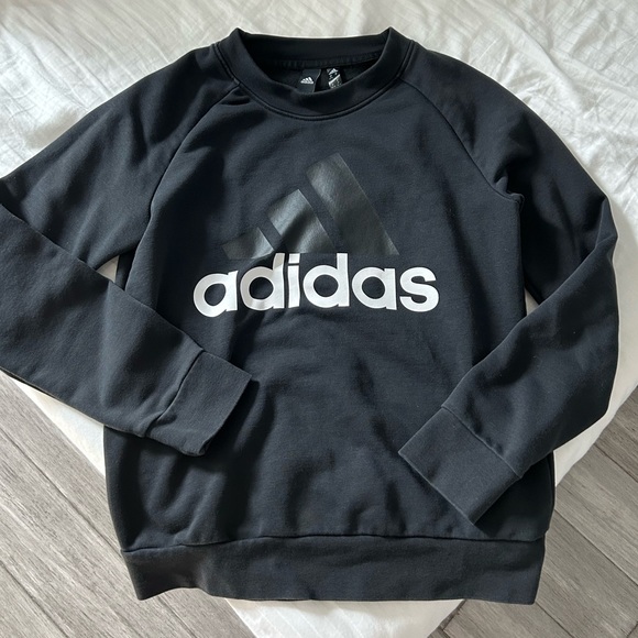 Adidas Athletic Sweatshirt Pullover Crewneck - Picture 3 of 4